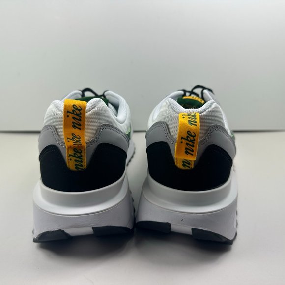 NIKE Air Max DAWN Men's Shoe White/Gorge Green-Black-University Gold DM0013 101 - Picture 8 of 12